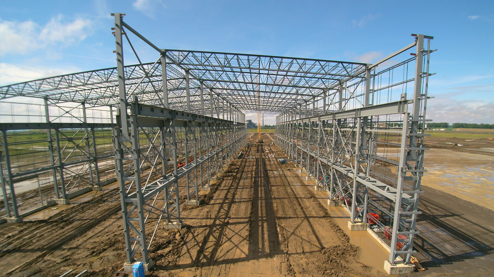 Commercial steel building